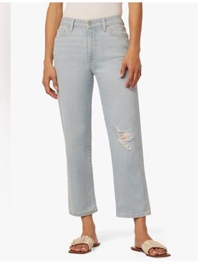 Joe’s Jeans Baylene High Rise Straight Crop Distressed Jeans - Size 28